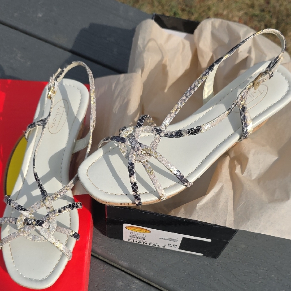 Grace Women's Snakeskin Strappy Sandals